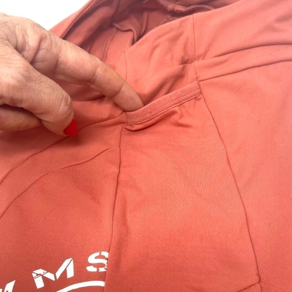 Gymshark Leggings Legacy Fitness Moroccan Brick Side Pockets Compression Small - Picture 6 of 15